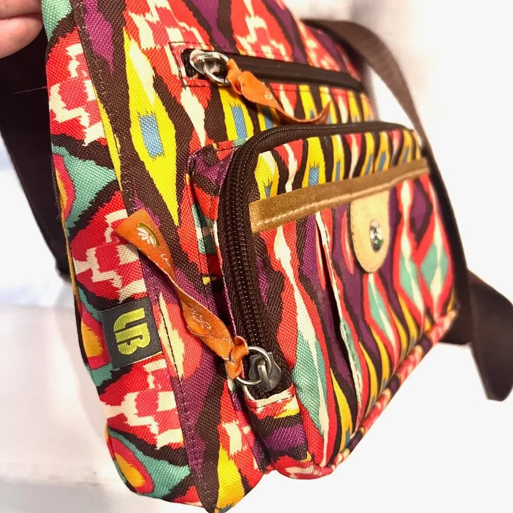 Lilly Bloom-Multi Color Lightweight Crossbody Purse/Bag-Adjustable Strap-Travel - Picture 5 of 16